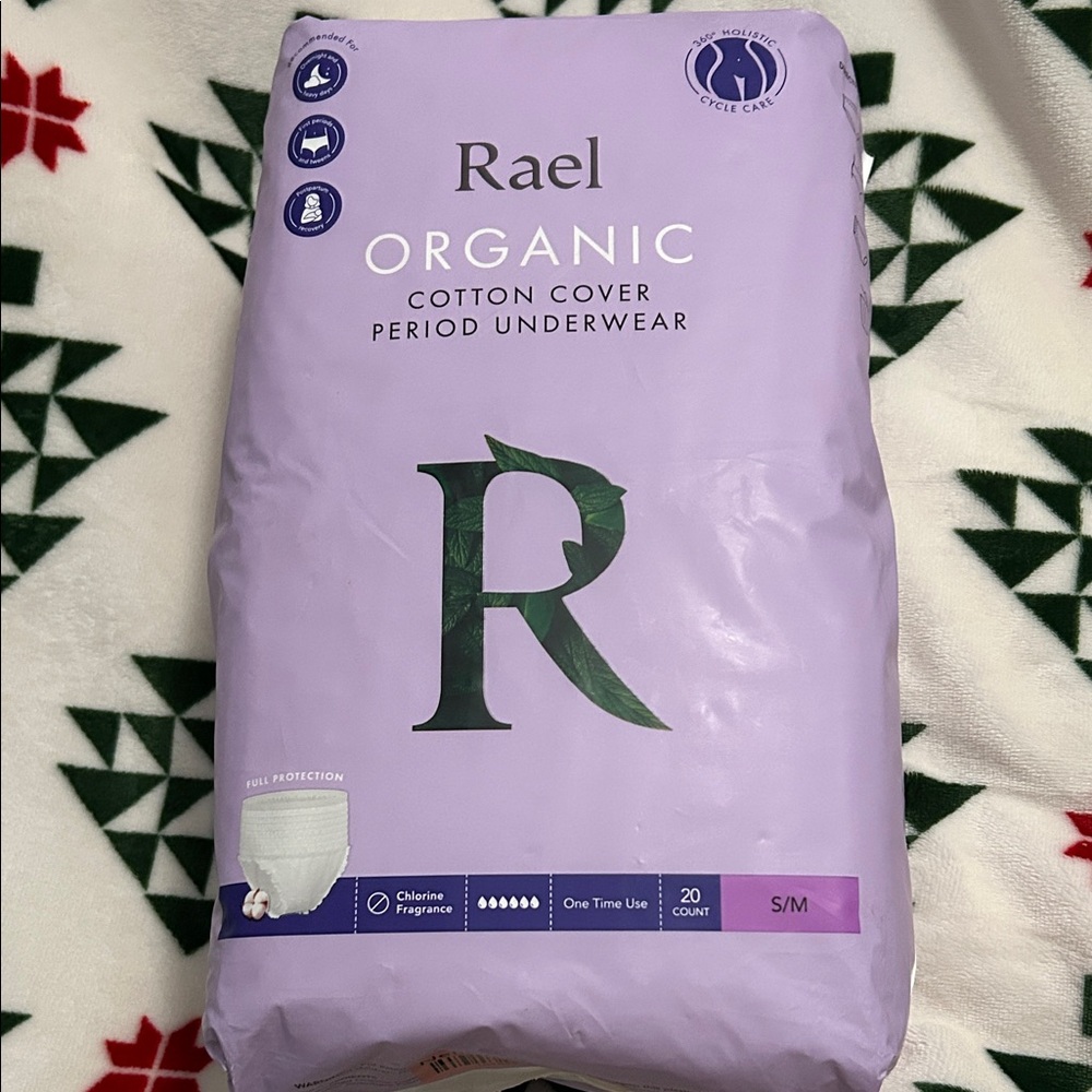 Organic Cotton Cover Period Underwear - Purple